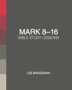 book cover image for mark 8-16: bible study lessons